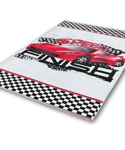 Teppich für Kinder Spielteppich 80x150 cm Läufer mit Qualitätsdruck samtweich Speed