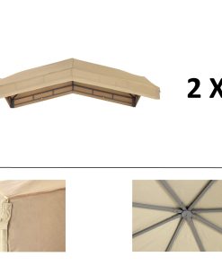Tepro 2x Pavillonbespannung Marabo - versch. Farben