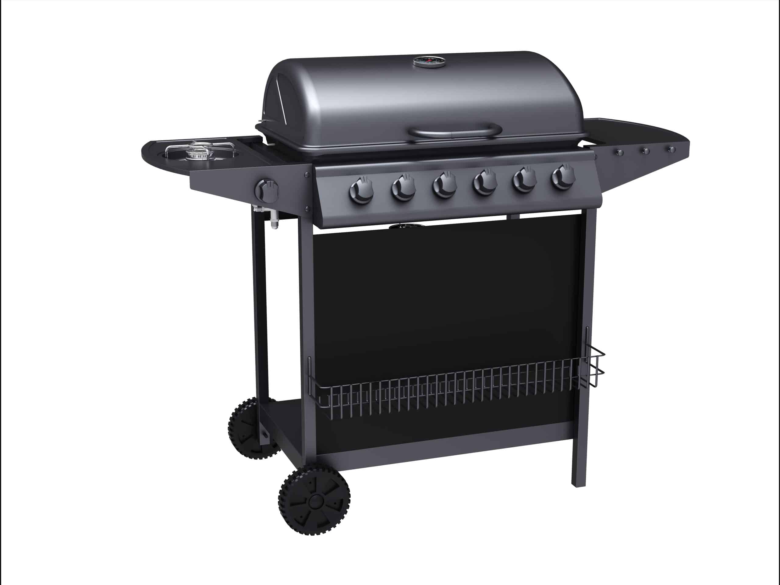 Tepro Gasgrill Hampton 6 - 6 Brenner mit Seitenkocher