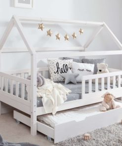 TiCAA Kinderbett Hausbett Montessori Kay 90x200