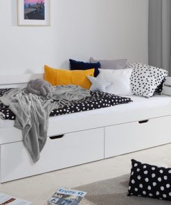 TiCAA Sofabett Naomi inkl. 2x Schubkästen