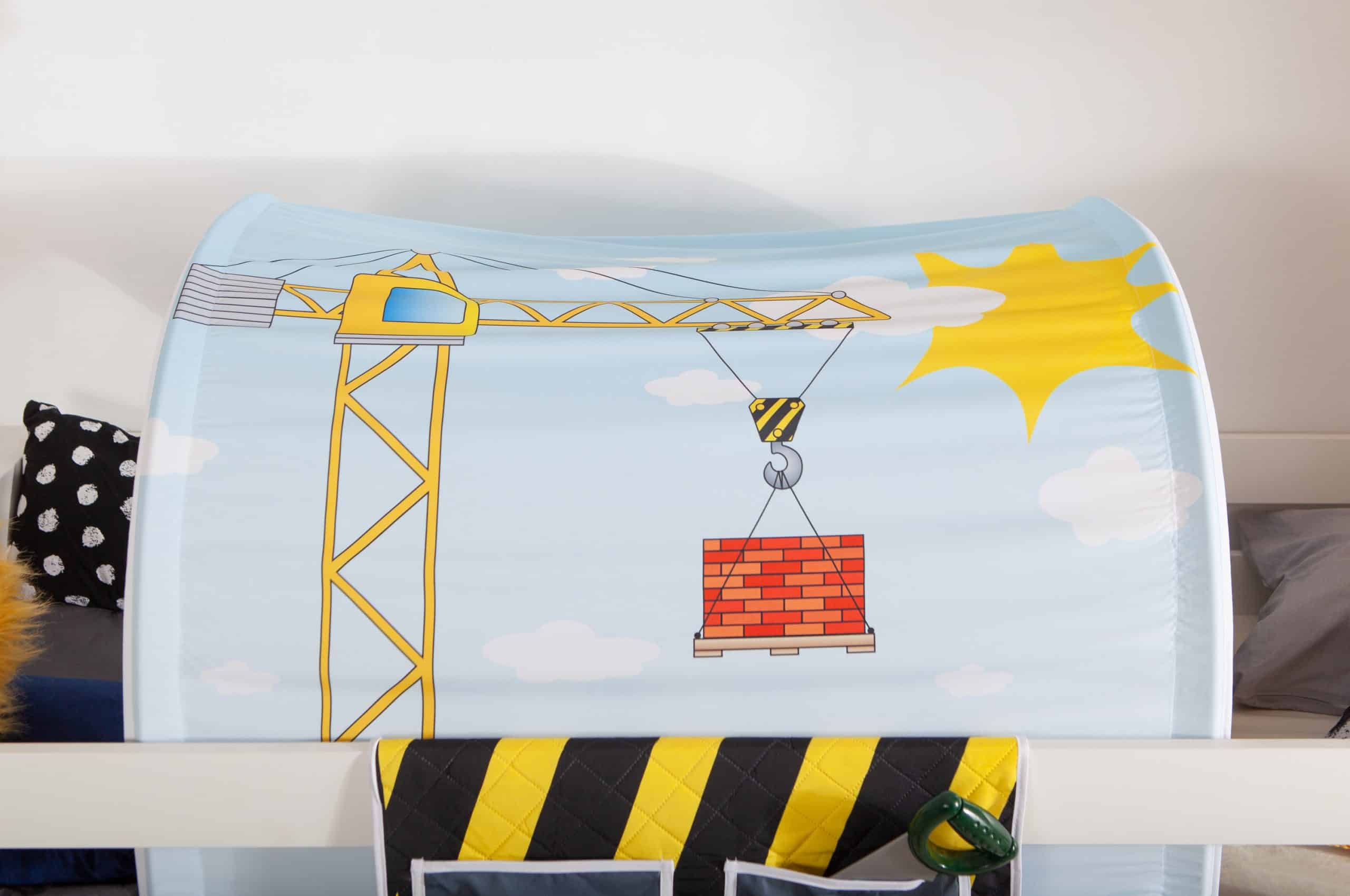 TiCAA Tunnel "Oskars Baustelle" für Hoch- und Etagenbetten