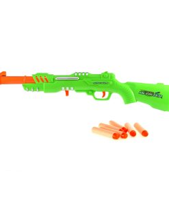 Toi-Toys - FAOMSTRIKEX - Gewehr mit 6 Schaumstoffpfeilen Shotgun Pistolegrün