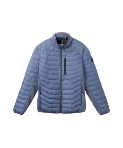 Tom Tailor Jacke Steppjacke mit Stehkragen und Reißverschlusstaschen