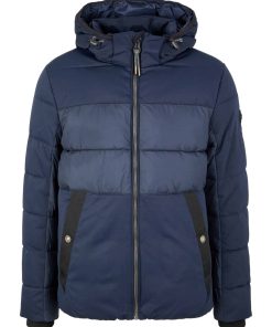 Tom Tailor Jacke Steppjacke mit abnehmbarer Kapuze