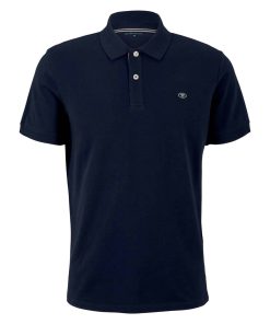 Tom Tailor Poloshirt Basic Poloshirt mit kleiner Logo-Stickerei