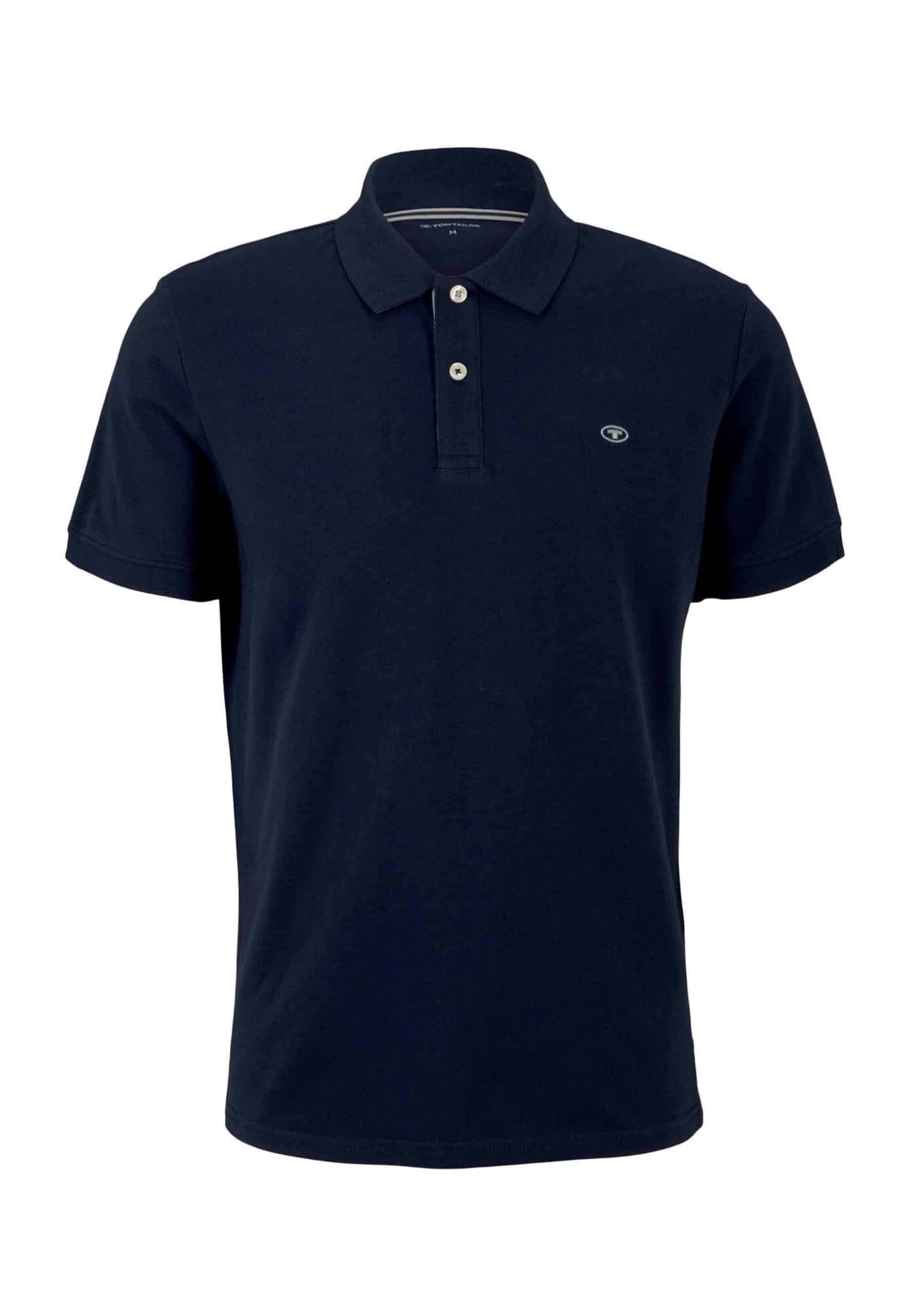 Tom Tailor Poloshirt Basic Poloshirt mit kleiner Logo-Stickerei
