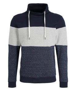 Tom Tailor Sweatshirt Colour Blocking Pullover ohne Kapuze