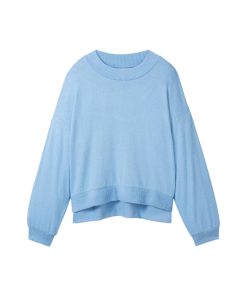 Tom Tailor Sweatshirt Pullover ohne Kapuze