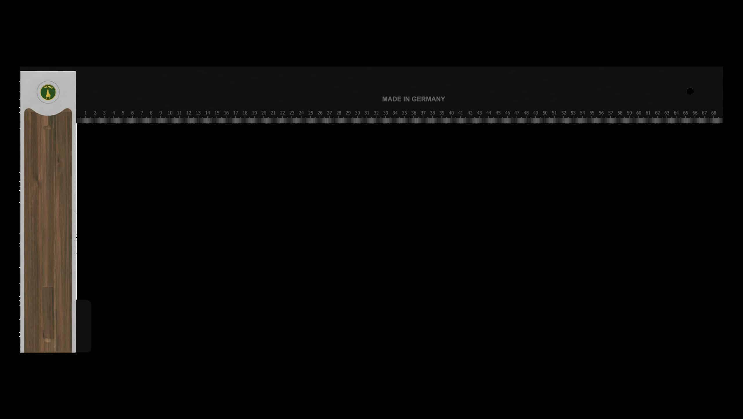 ULMIA Alu-Line Präzisions-Winkel Winkel Schienenlänge 75cm Schreinerwinkel