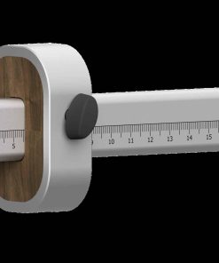 ULMIA Alu-Line Streichmaß 2 Anreißstäbe aus Alu mit Maßskala Messwerkzeug