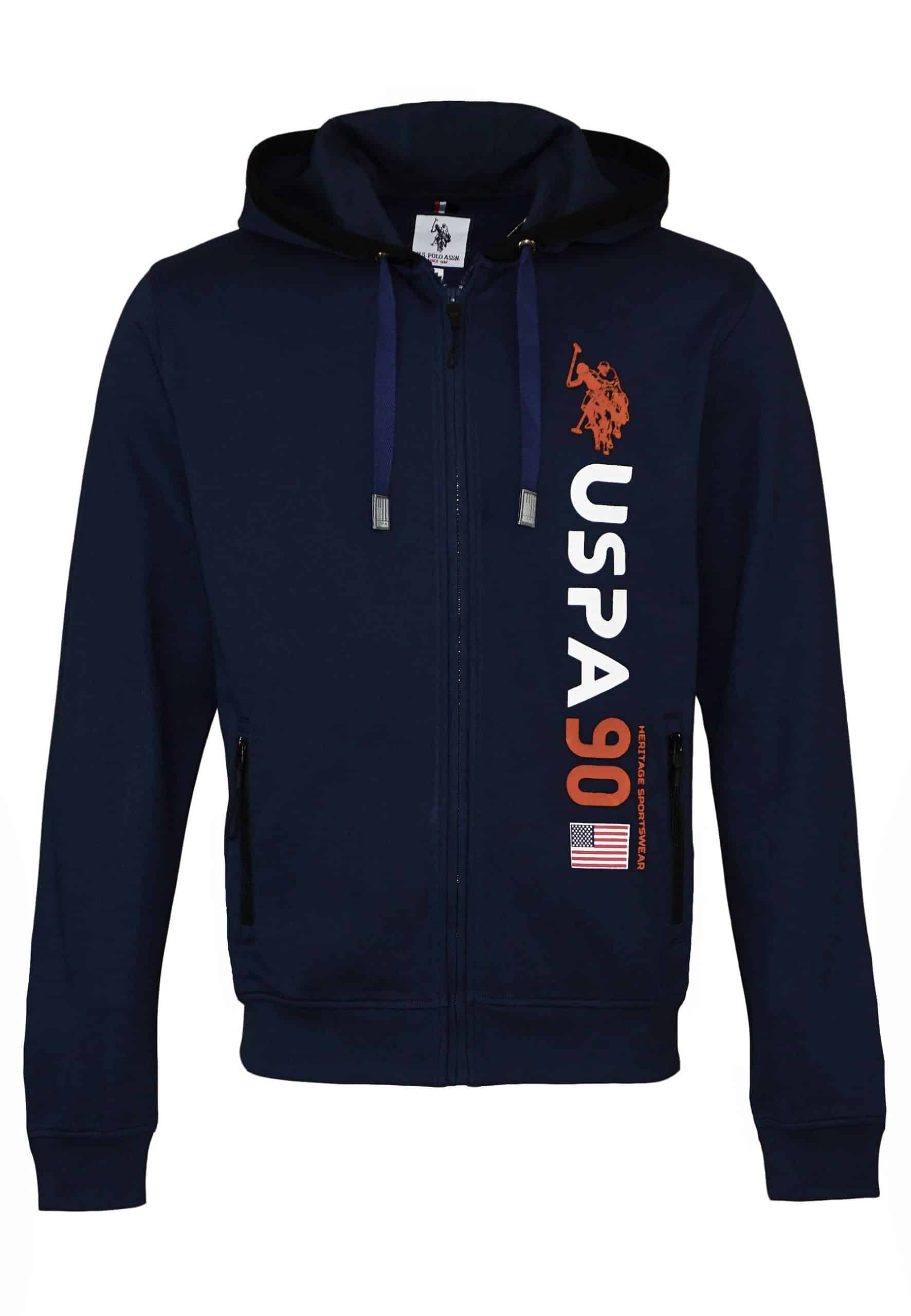 U.S. POLO Jacke Kapuzensweatjacke