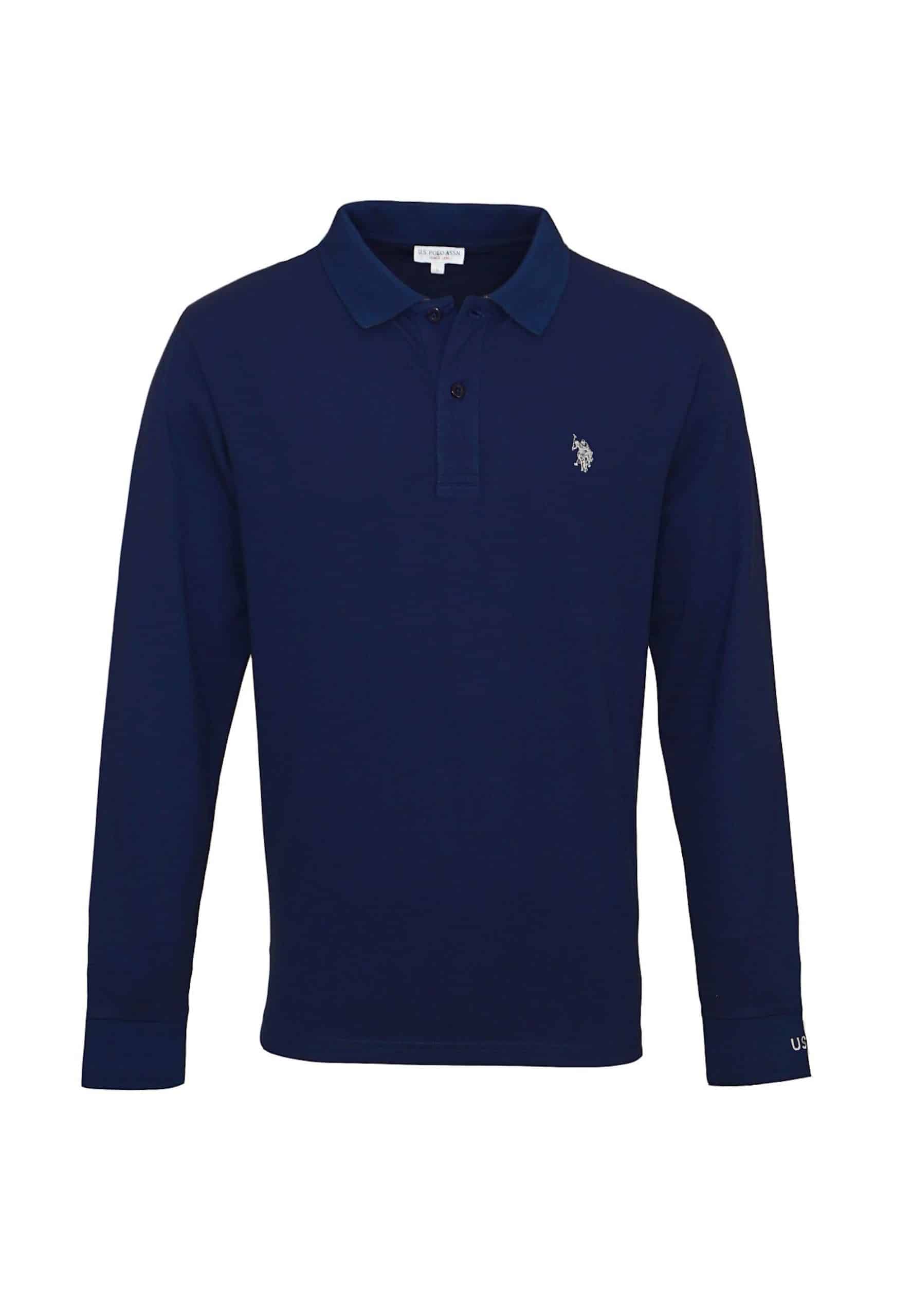 U.S. POLO Poloshirt Longsleeve mit Polokragen