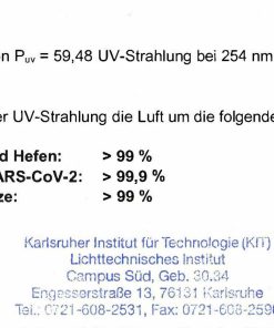 UVC Licht Raumluftfilter Lumair 400 schwarz