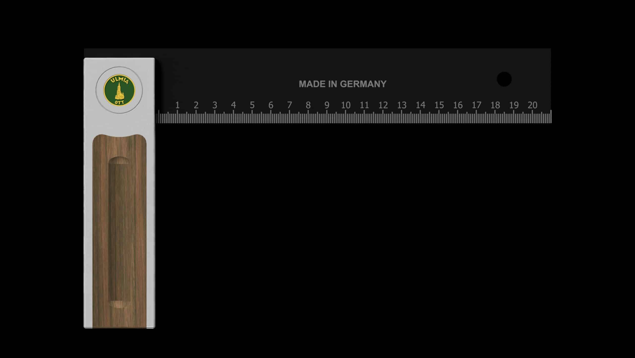 Ulmia Pr?zisions Winkel 250mm Alu-Line Pr?zisionsjustierschraube Schreinerwinkel