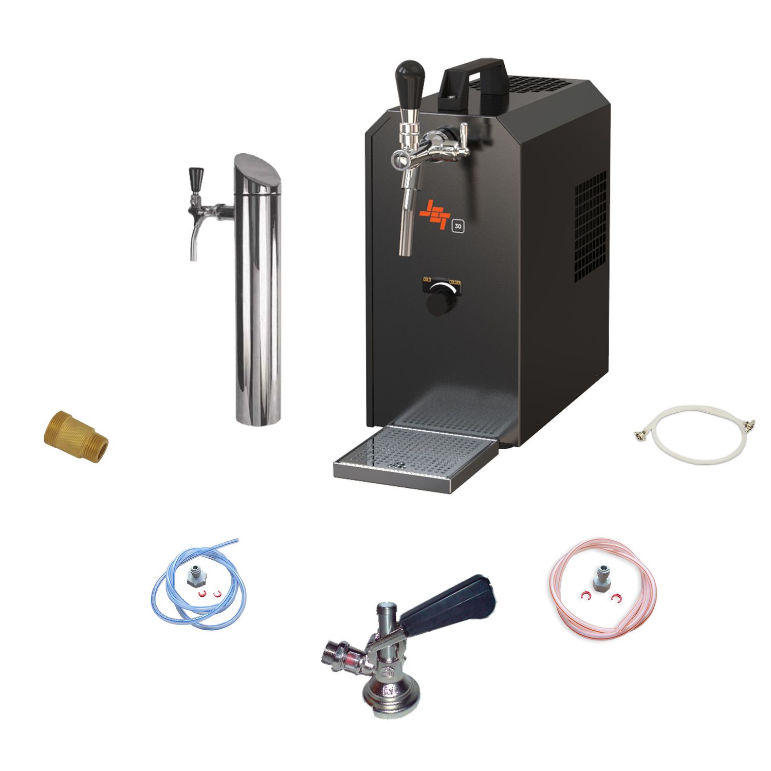 Untertheken Komplett Set - Zapfanlage