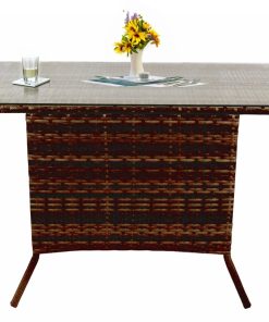 VCM 3-tlg Gartenmöbel Set   Sitzgruppe Essgruppe   1xTisch