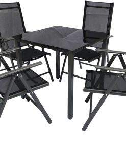 VCM 3 tlg. Gartenmöbel Set   Sitzgruppe Essgruppe   1xTisch