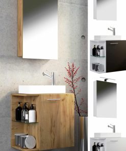VCM 3-tlg Set   Waschplatz für Gäste WC   Gästebad   Waschtisch Toilette   Badezimmer Set - Hausa SC