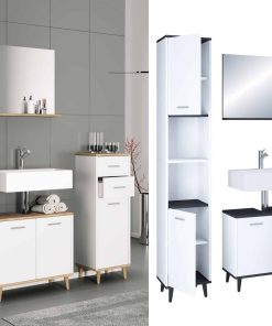 VCM 4-tlg. Badmöbelset   Badmöbel   Set aus Unterschrank