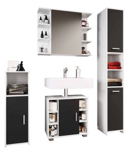 VCM 4-tlg. Badmöbelset   Badmöbel   Set aus Unterschrank