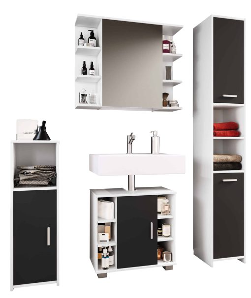 VCM 4-tlg. Badmöbelset   Badmöbel   Set aus Unterschrank