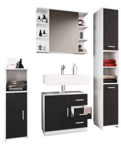 VCM 4-tlg. Badmöbelset   Badmöbel   Set aus Unterschrank