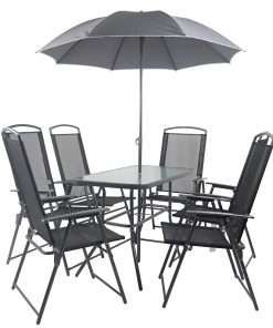 VCM 5-tlg Gartenmöbel Set   Sitzgruppe Essgruppe   1xTisch