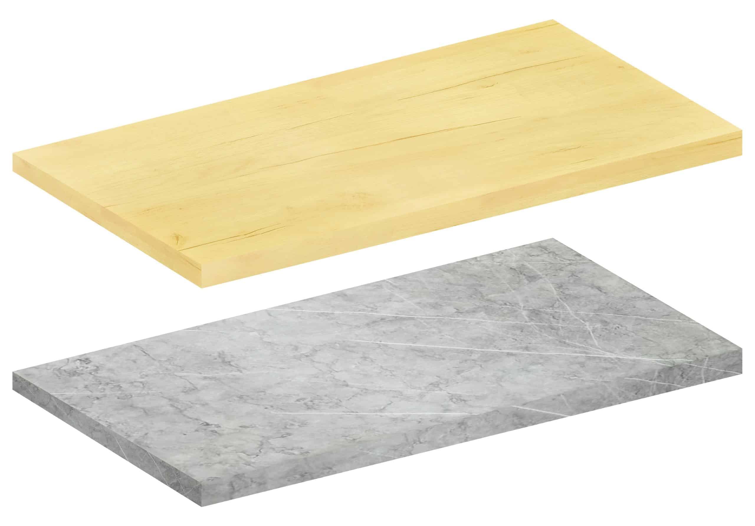 VCM Arbeitsplatte   30mm stark   Breite 40 cm   leicht zu reinigen   Küchenarbeitsplatte - Fasola