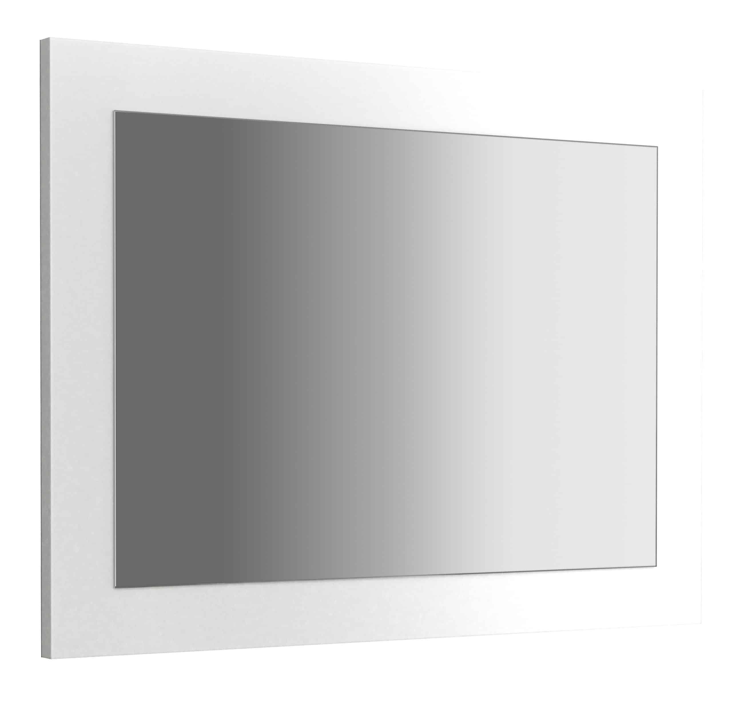 VCM Badspiegel   Hängespiegel   modernes Design   Maße ca. H. 45 x B. 60 x T. 2 cm   Wandspiegel – Malira