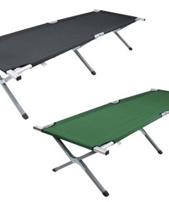 VCM Feldbett   Maße ca. L. 190 x B. 63 cm x H. 43 cm   Campingbett   Liege faltbar und klappbar - Tosali M
