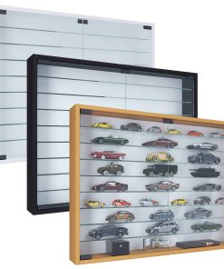 VCM Glasvitrine hängend   Vitrine Glas mit ESG-Sicherheitsglas   Maße: H. 60 x B. 80 x T. 10 cm   Hängevitrine Glas   Modern und platzsparend   Glas Vitrinenschrank - Mandosa XXL