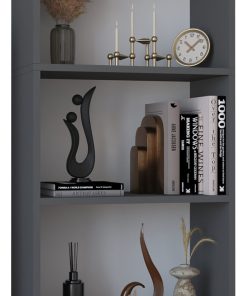 VCM Holz Aufbewahrung Stand Regal Bücherregal Deko Bücher Standregal Dilos XL 5-fach