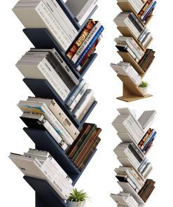 VCM Holz Aufbewahrung Stand Regal Bücherregal Deko Bücher Standregal Nulis XL