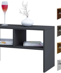 VCM Holz Beistelltisch   Couchtisch schlicht   Maße ca. H. 40 x B. 63 x T. 30 cm   Wohnzimmertisch   Kaffeetisch - Nachto S