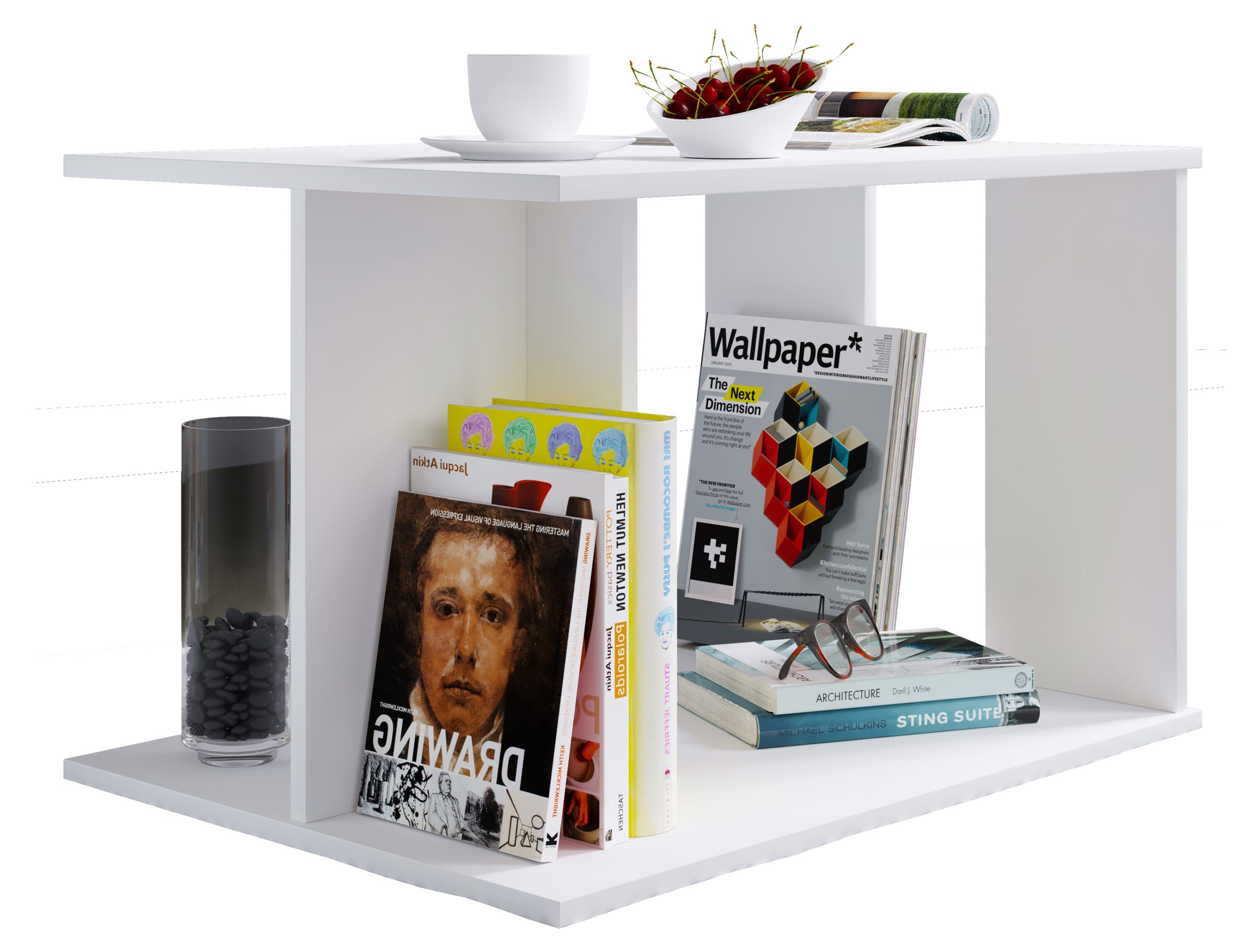 VCM Holz Beistelltisch   Couchtisch schlicht   Maße ca. H. 45 x B. 69 x T. 50 cm   Wohnzimmertisch   Kaffeetisch - Kenzilo