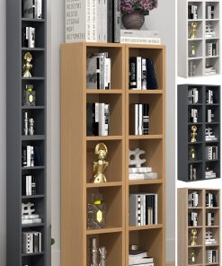 VCM Holz CD DVD Stand Aufbewahrung Standregal Bücherregal Deko Regal Megosa S