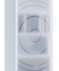 VCM Holz CD DVD Stand Regal   platzsparender CD Schrank mit 1 ESG-Sicherheitsglastür für 150 CDs oder 65 DVDs   Maße: H. 92 x B. 31 x T. 18 cm   5 variable Einlegböden – Tilano M