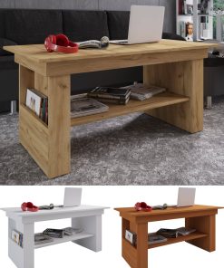 VCM Holz Couchtisch schlicht   Maße ca. H. 52 x B. 115 x T. 58 cm   Wohnzimmertisch - Kobila