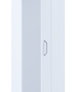 VCM Holz Flurschrank   stehend   Maße: H. 196 x B. 55 x T. 36 cm   1 große Tür   mit Ablage - Balia