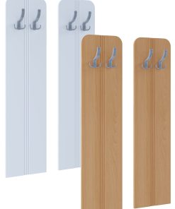VCM Holz Garderoben-Set   Dielenmöbel   Maße pro Paneel: H. 110 x B. 27 x T. 2 cm   je Paneel 2 Haken - Balia