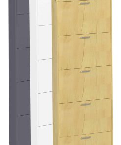 VCM Holz Regal Kipper Schuhregal Schuhschrank Schuhkipper 5 Sulos XL