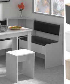 VCM Holz Sitzhocker Würfel   Fußablage mit den Maßen H. 45 x B. 40 x T. 30 cm   Beistelltisch Esal