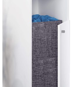 VCM Holz Wäscheschrank   Wäschetruhe   Wäschekorb   Maße ca. H. 74 x B 40 x T. 39 cm – Dreso L 1f