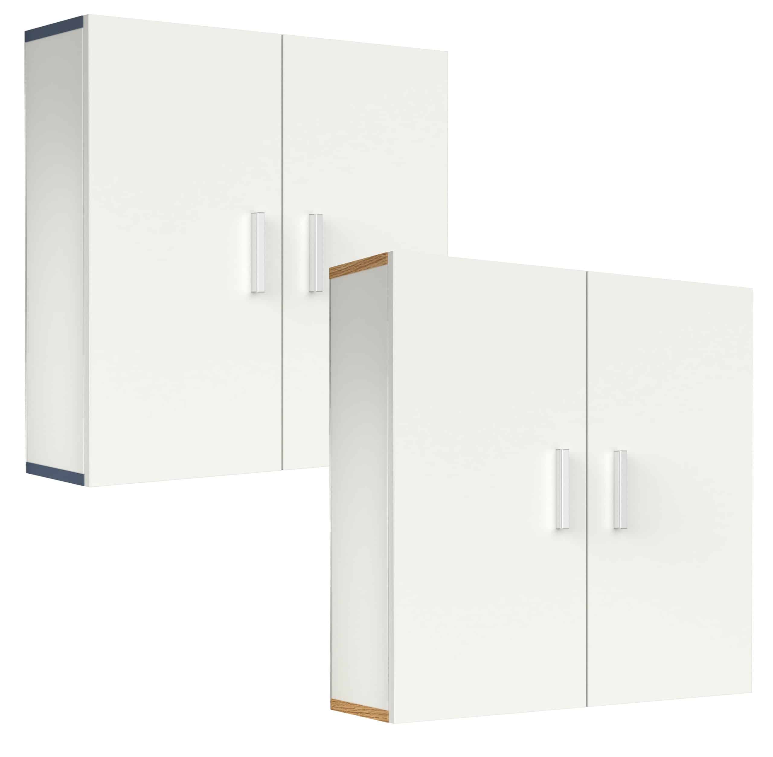 VCM Holz Wandschrank   Badschrank   Maße: H. 60 x B. 60 x T. 18 cm   2 Türen   2 Fächer –Landos