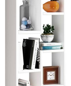 VCM Holzregal hängend   platzsparendes Regal   Maße: H. 92 x B. 36 x T. 15 cm   Elegantes Regal hängend   Aufbewahrungsregal   Bücherregal   Wandboard - Vilota