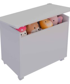 VCM Holztruhe   Maße ca. H. 54 x B. 68 x T. 39 cm   Rollen   Kiste für alle Wohnräume   Aufbewahrungsbox   Kiste - Bosula M