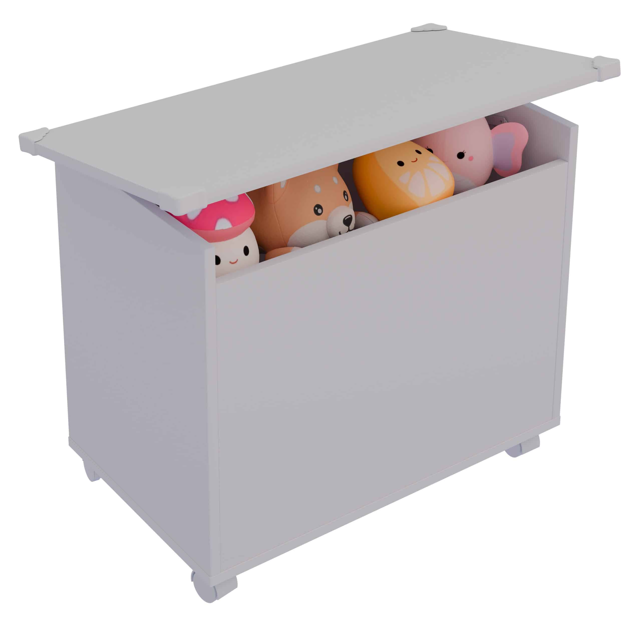 VCM Holztruhe   Maße ca. H. 54 x B. 68 x T. 39 cm   Rollen   Kiste für alle Wohnräume   Aufbewahrungsbox   Kiste - Bosula M