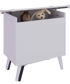 VCM Holztruhe   Maße ca. H. 65 x B. 68 x T. 39 cm   Kiste für alle Wohnräume   Aufbewahrungsbox   Kiste - Bosula L