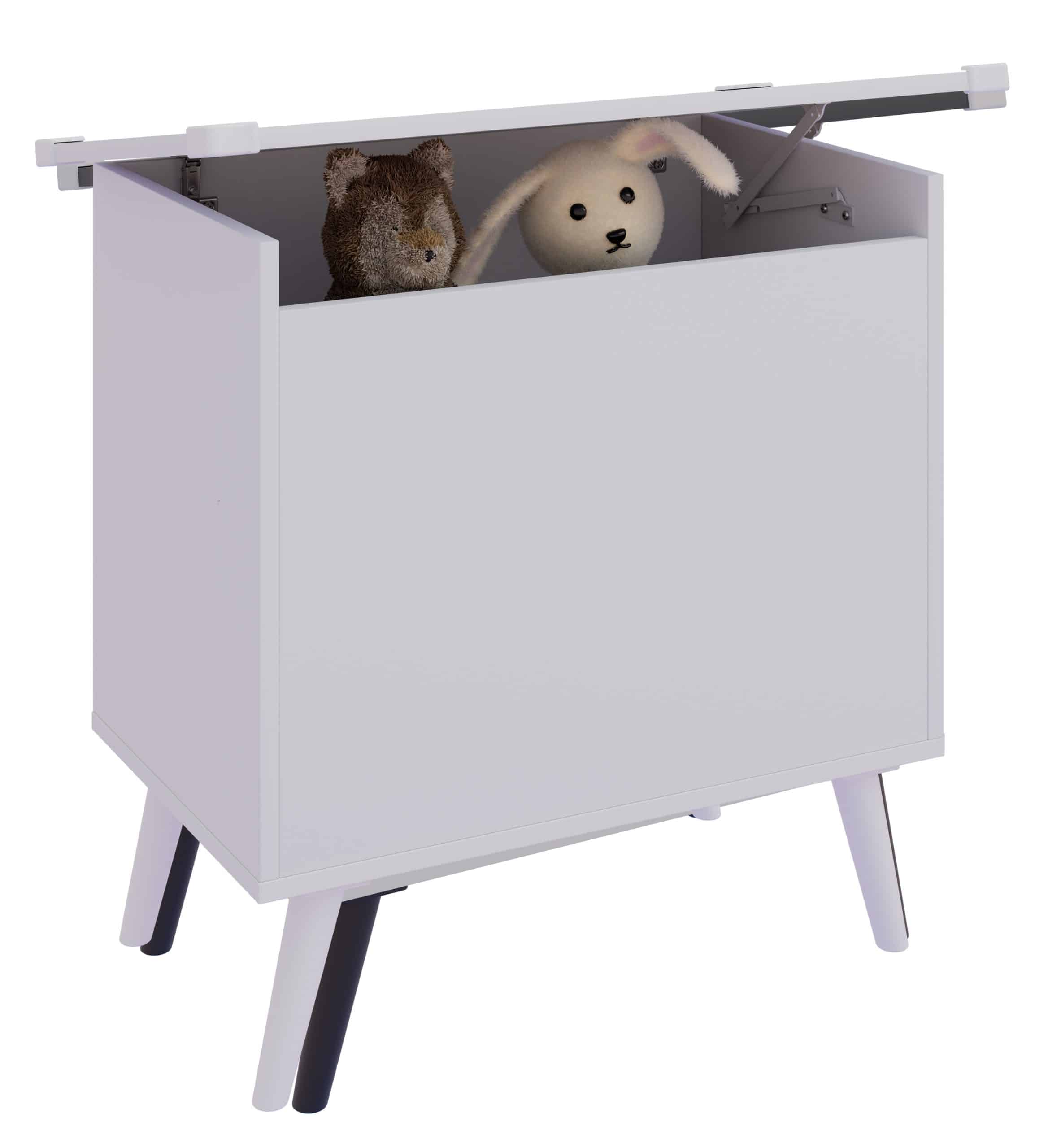 VCM Holztruhe   Maße ca. H. 65 x B. 68 x T. 39 cm   Kiste für alle Wohnräume   Aufbewahrungsbox   Kiste - Bosula L